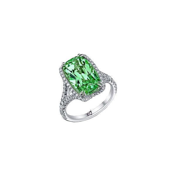 Green Tourmaline Ring