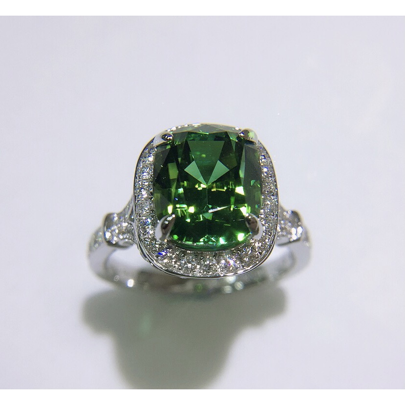 Green Tourmaline Ring